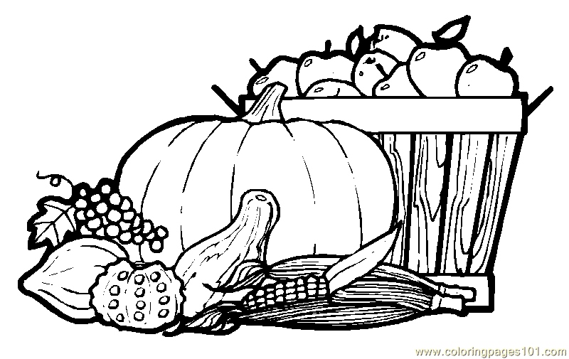 Fall Coloring Pages For Kids at GetDrawings | Free download