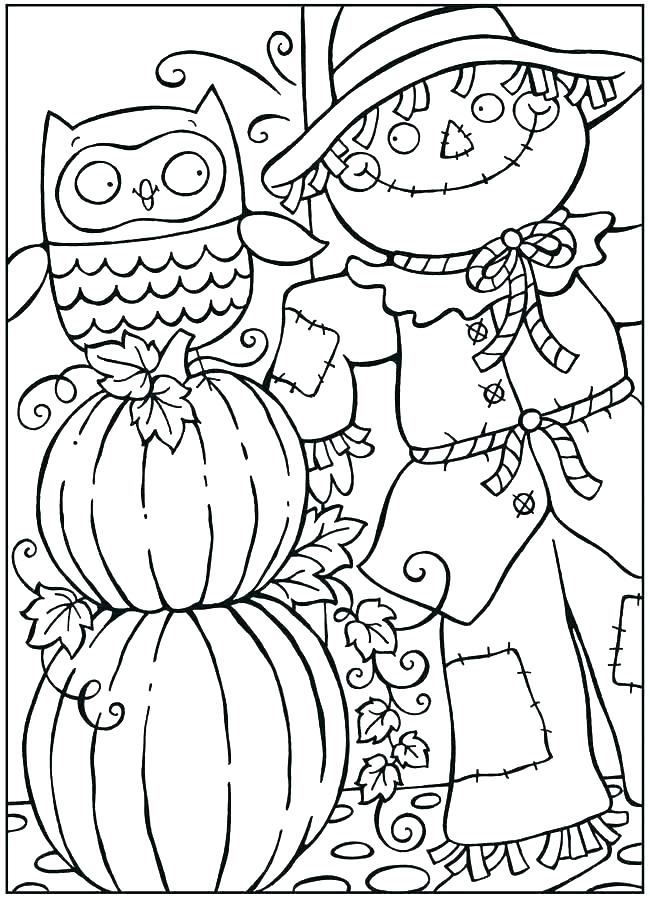 650x900 Free Printable Coloring Pages Fall Season Coloring Page Autumn