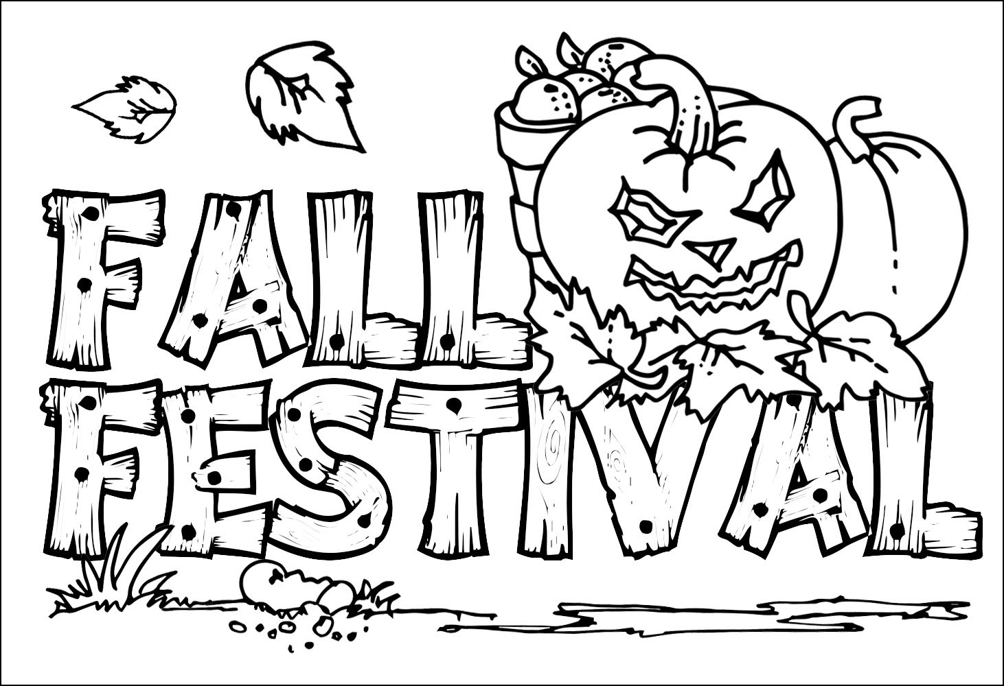 Fall Harvest Coloring Pages at GetDrawings.com | Free for personal use