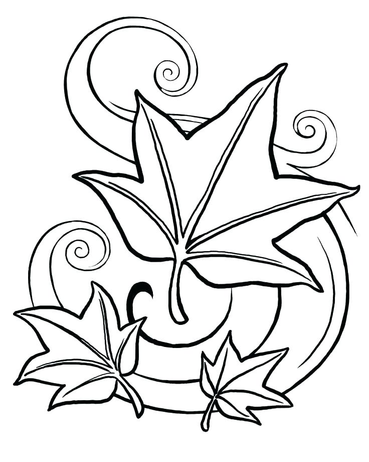 736x920 Coloring Pages Fall Coloring Pages Of Fall Leaves Leaf Color Pages