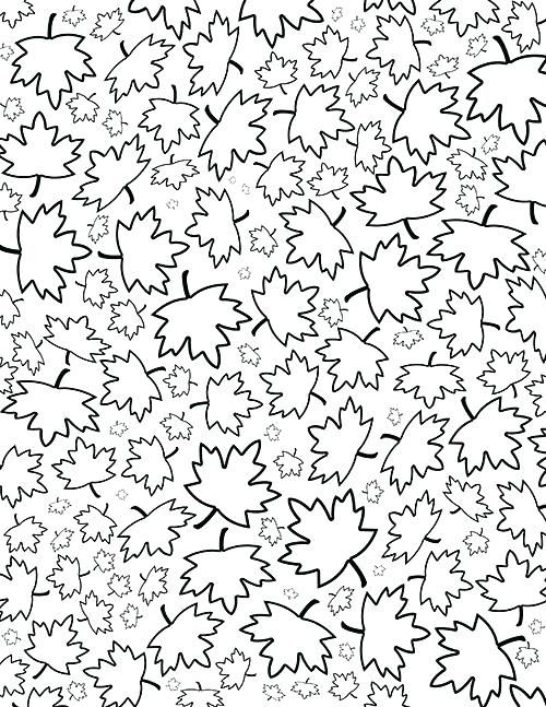 500x647 Fall Leaves Coloring Pages Coloring Pages Fall Leaves Falling