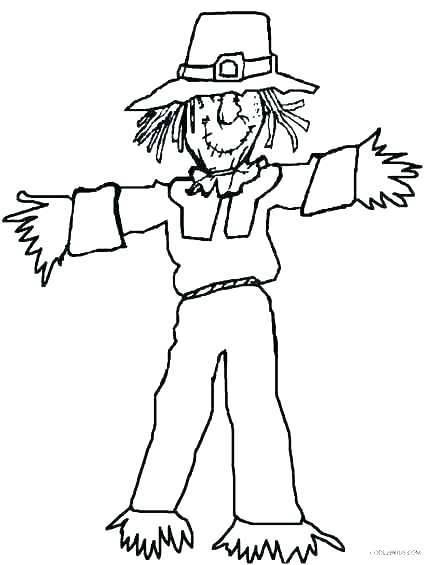 430x565 Get This Kids Printable Coloring Pages Free Online Scarecrow