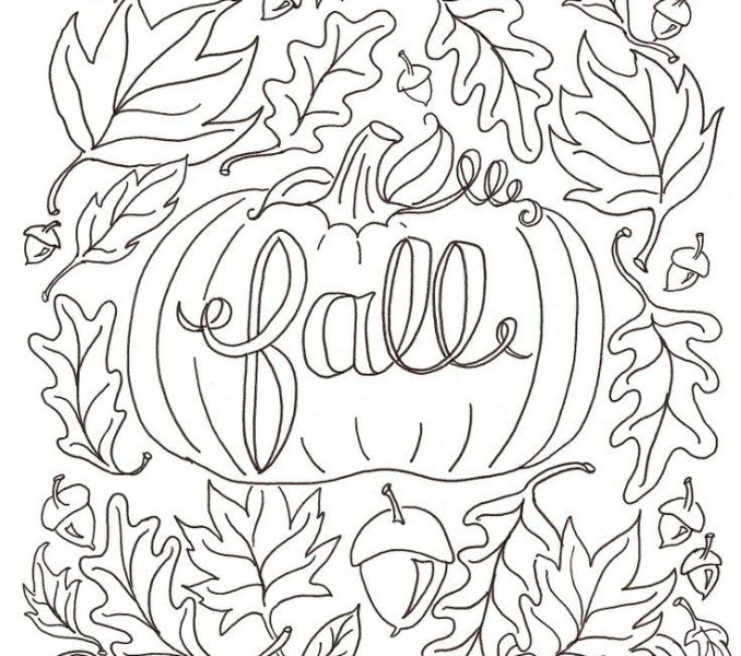 678x600 Printable Fall Scenes Fall Clipart Autumn Scene Pencil
