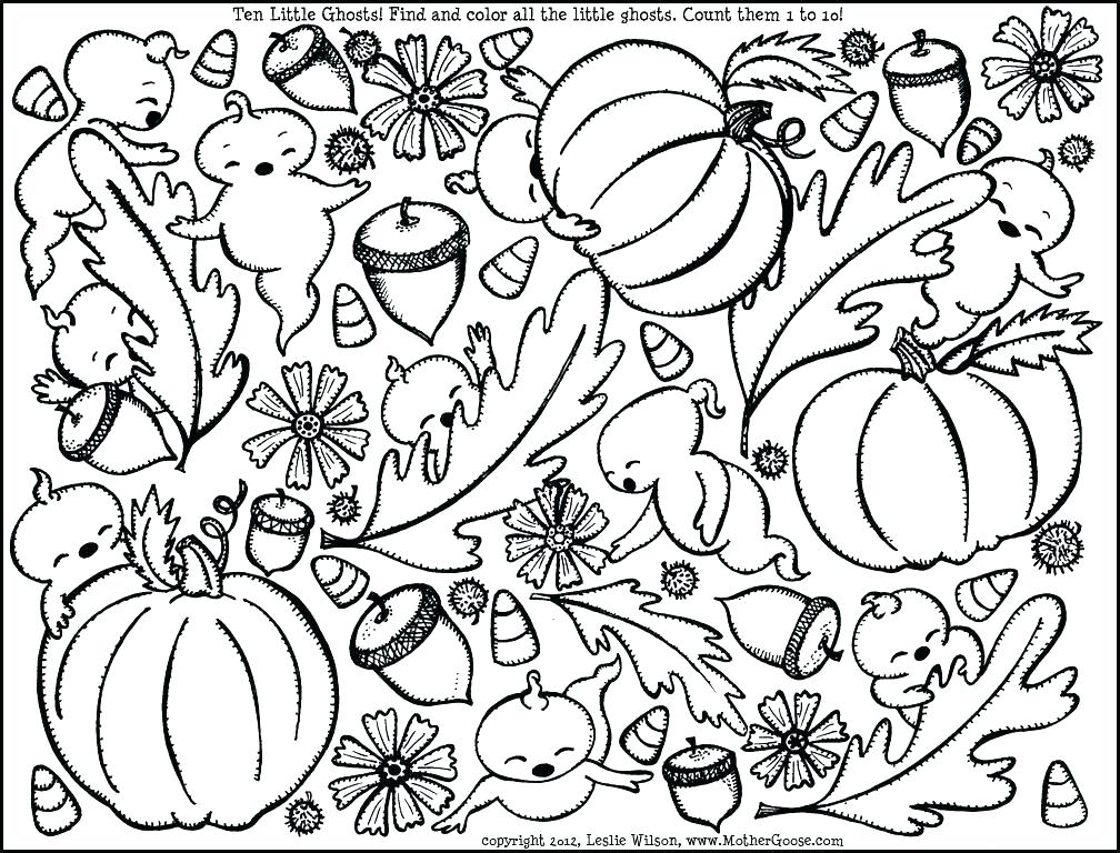 1008x768 Free Printable Autumn Coloring Pages