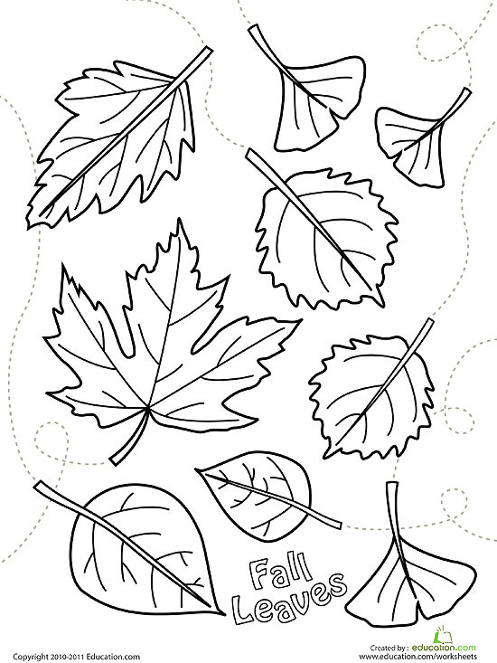 550x733 Printable Fall Coloring Pages