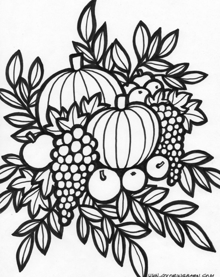 736x928 Best Fall, Halloween Thanksgiving Coloring Pages Images