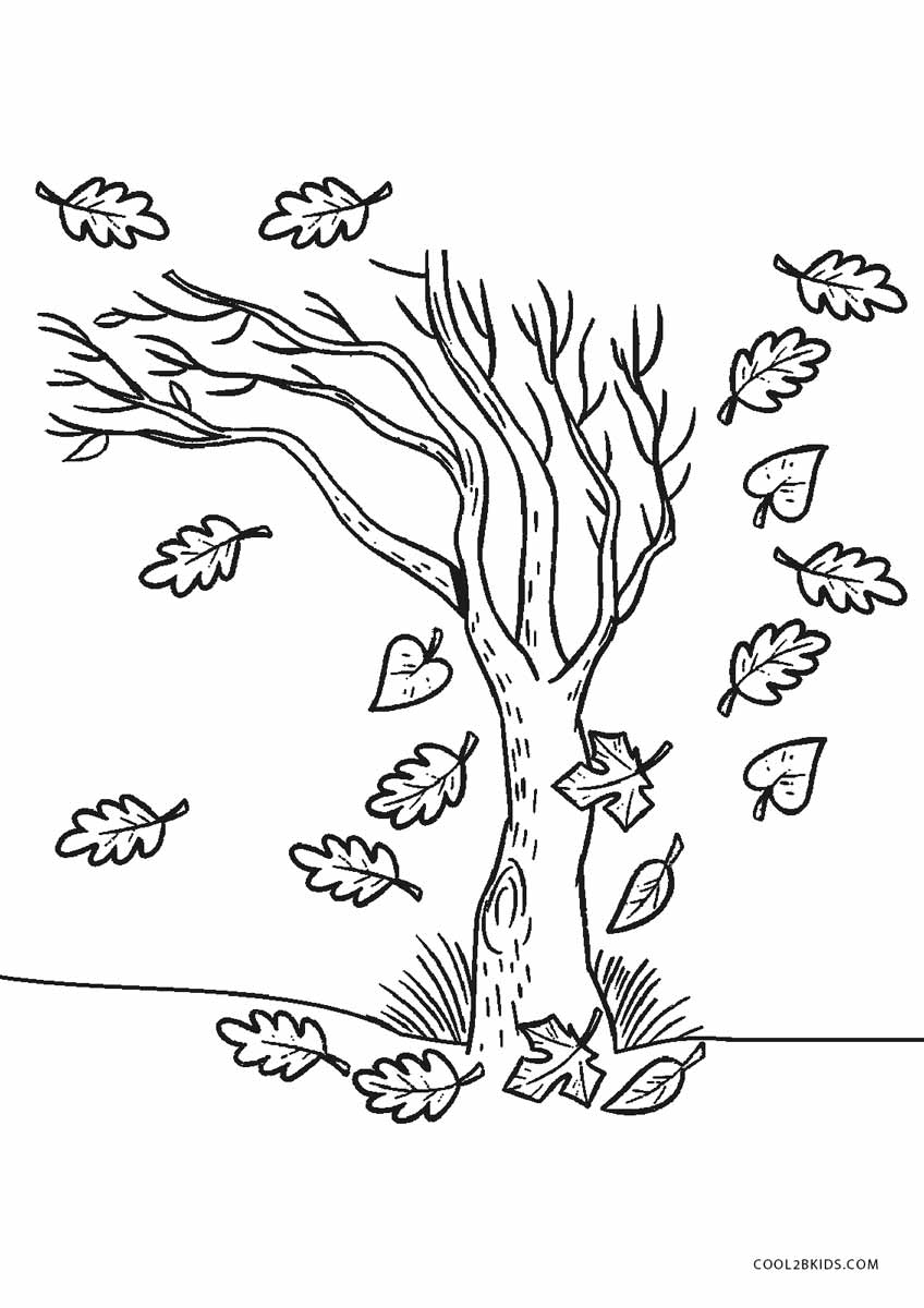848x1200 Free Printable Tree Coloring Pages For Kids
