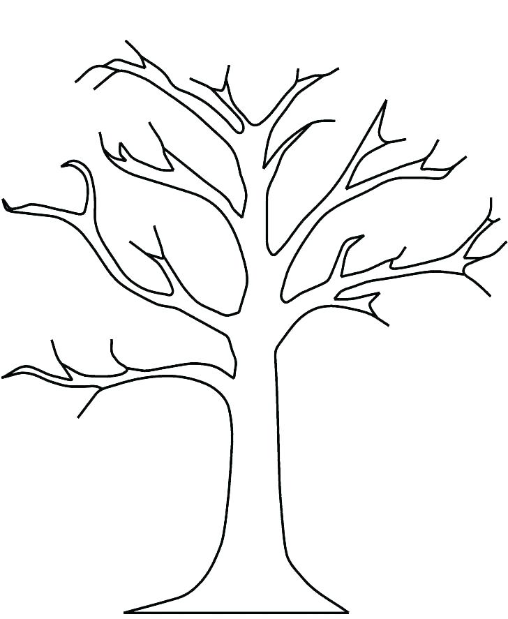 728x887 Autumn Tree Coloring Pages Printable Apple Tree Coloring Pages