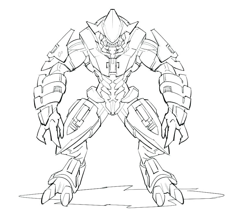 813x771 Halo Coloring Pages Halo Reach Coloring Pages Halo Coloring