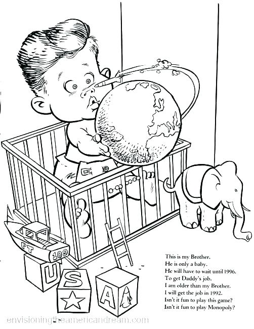 502x650 Monopoly Coloring Pages