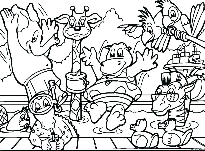 827x609 Fun Christmas Coloring Pages