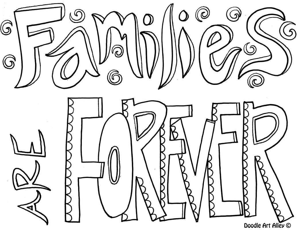 1035x800 Family Quote Coloring Pages