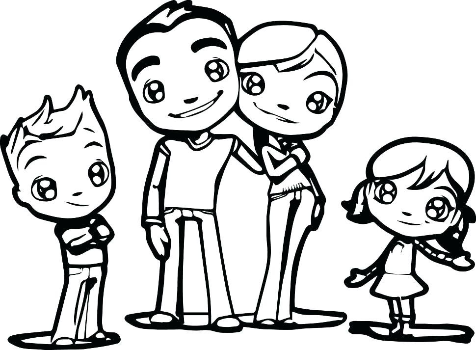 970x713 Coloring Pages Family Family Coloring Pages Holy Family Coloring