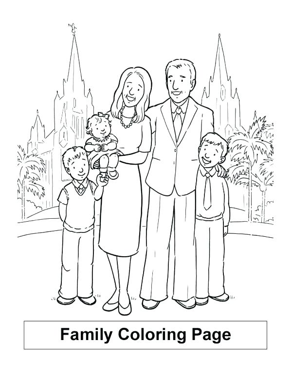 Family Coloring Pages Free Printable at GetDrawings | Free download