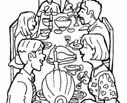 410x332 Family Coloring Pages Free Family Coloring Pages
