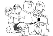 220x150 Exciting Family Guy Coloring Pages To Print Printable Out Stewie