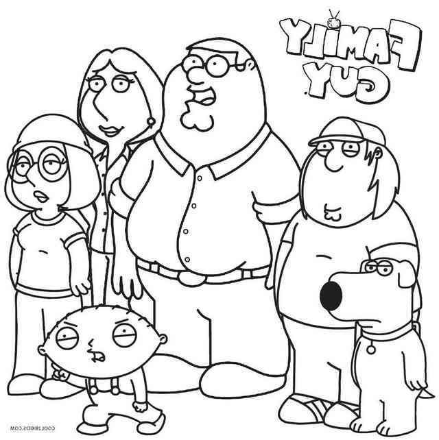 640x642 Family Guy Coloring Pages Forever Coloring