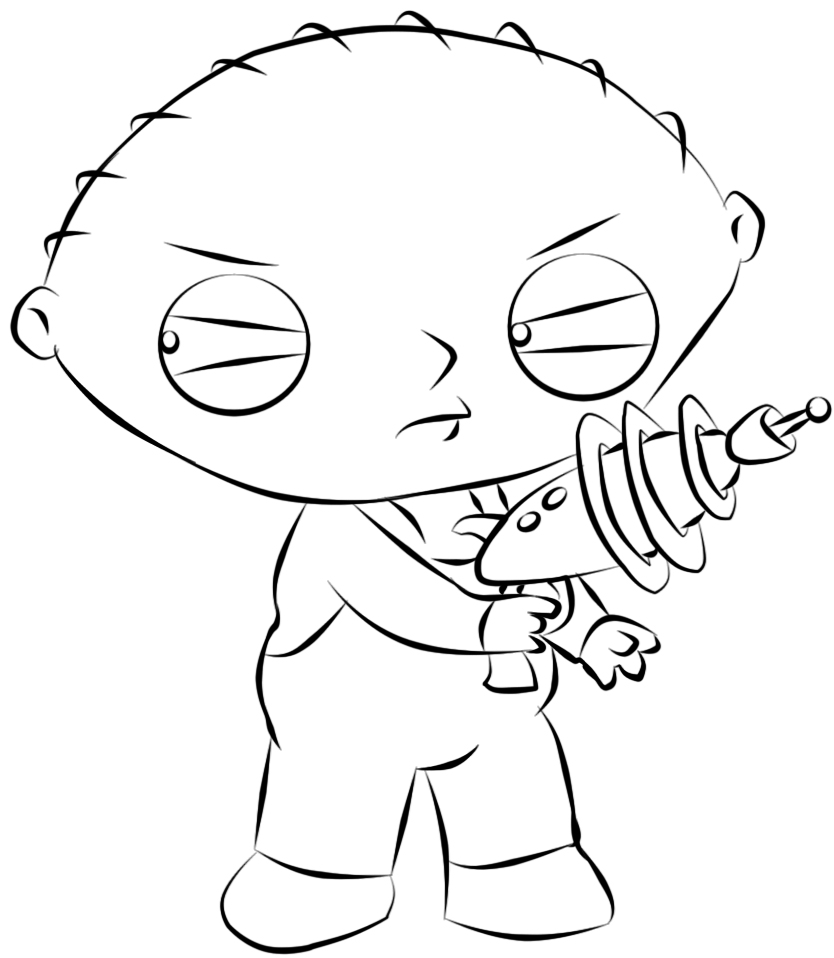 834x958 Monumental Family Guy Stewie Coloring Pages Ki
