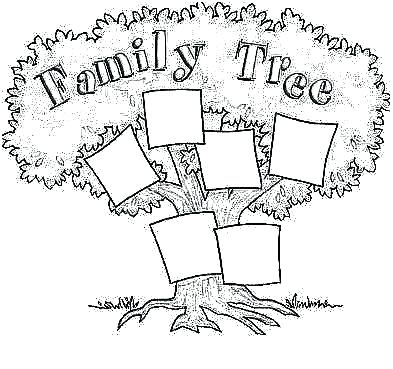 393x369 Family Tree Coloring Page Family Tree Coloring Pages Printable My