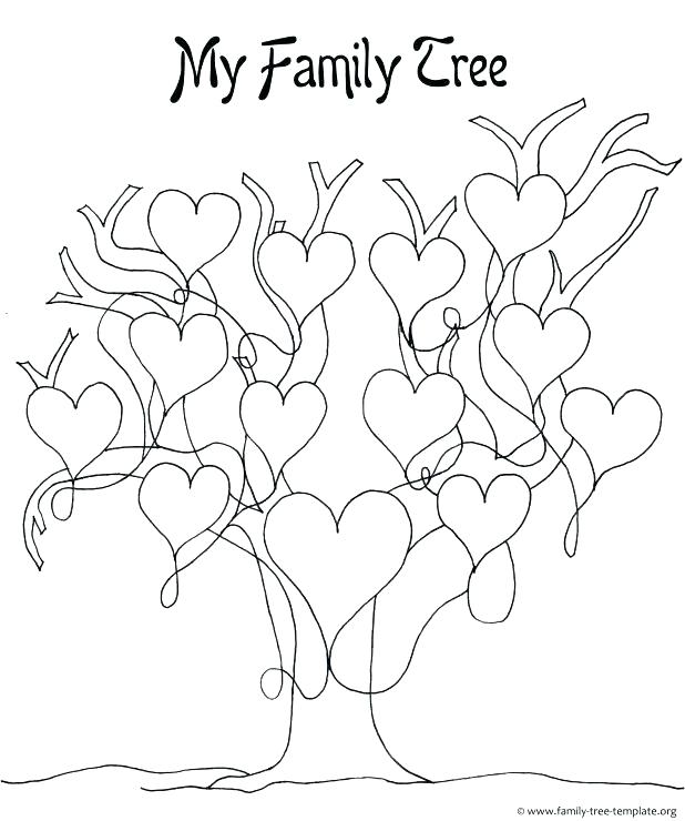 618x740 Printable Family Coloring Page Family Tree Coloring Pages
