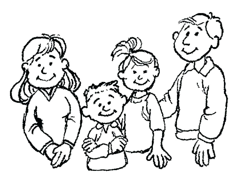 1023x759 Family Coloring Pages Family Coloring Pages Religious Doodles