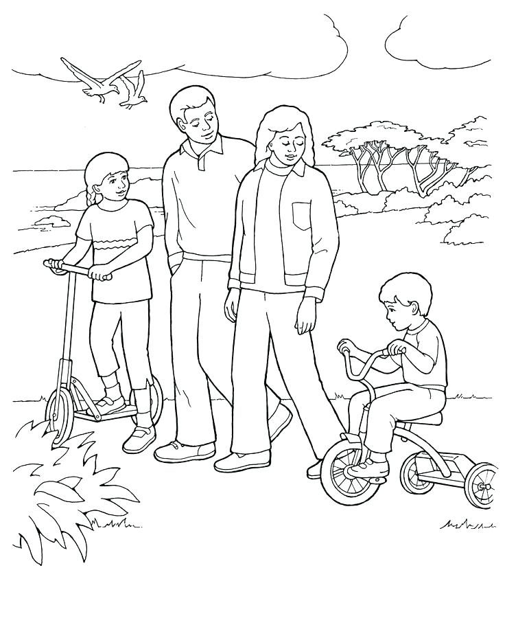 736x910 Coloring Pages Of A Family Family Tree Coloring Family Coloring