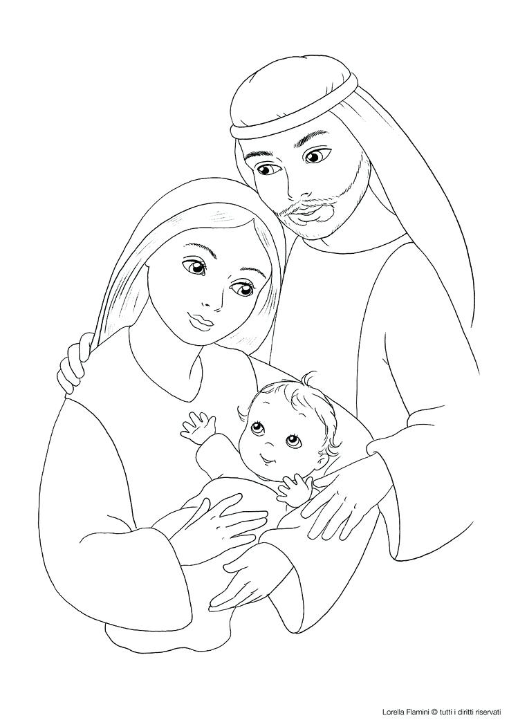 736x1041 Holy Family Coloring Page Holy Family Coloring Pages Page Holy