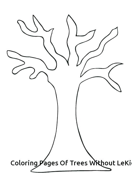 500x675 Tree Coloring Pages Preschool Leaf Coloring Pages For Preschool