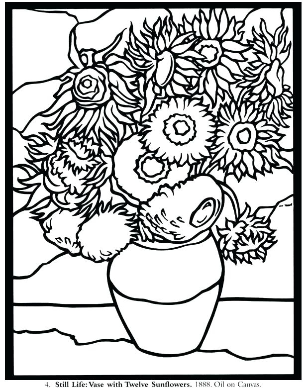 617x780 Famous Works Of Art Coloring Pages Free Art Coloring Pages