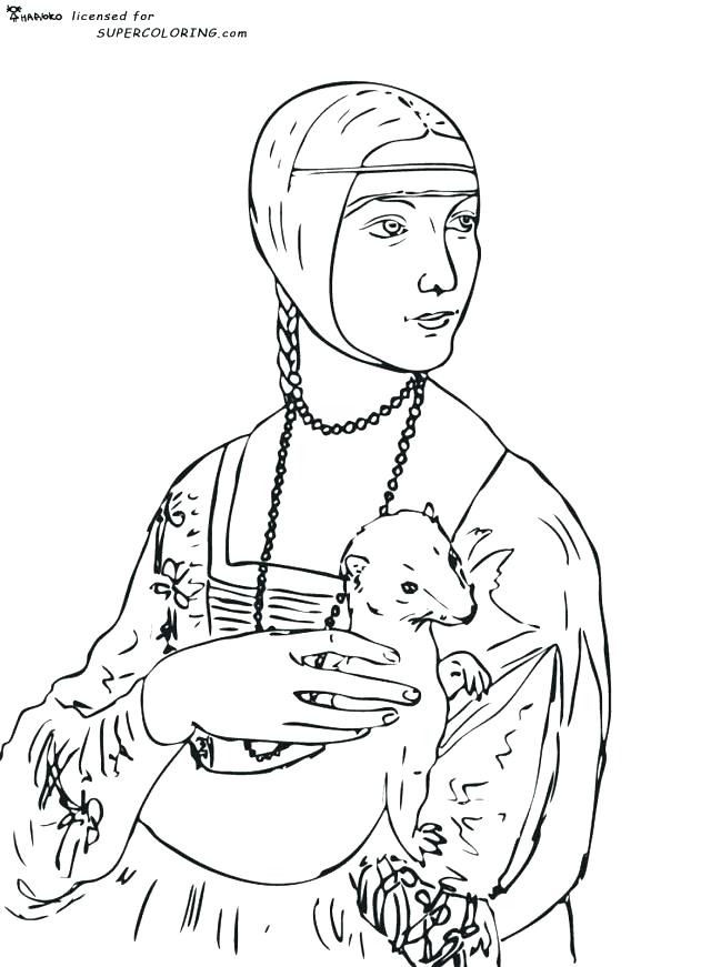 640x871 Elegant Famous Artists Coloring Pages For Famous Artists Coloring
