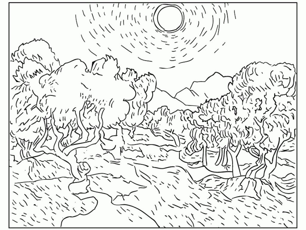 1024x768 Famous Artists Coloring Pages