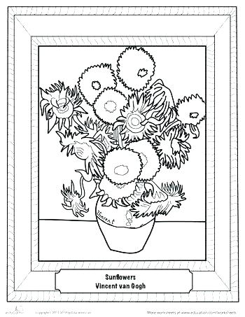 350x453 Famous Artists Coloring Pages Famous Painting Coloring Pages