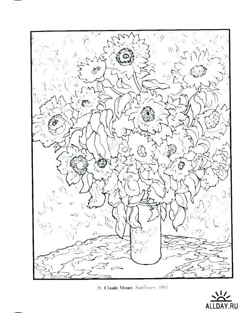 500x646 Famous Artwork Coloring Pages Coloring Pages Famous Artists