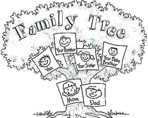618x494 Family Tree Coloring Sheets Famous Coloring Pages As Coloring