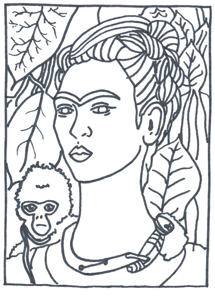 738x1024 Famous Artists Coloring Pages Coloring Pages Famous Artist