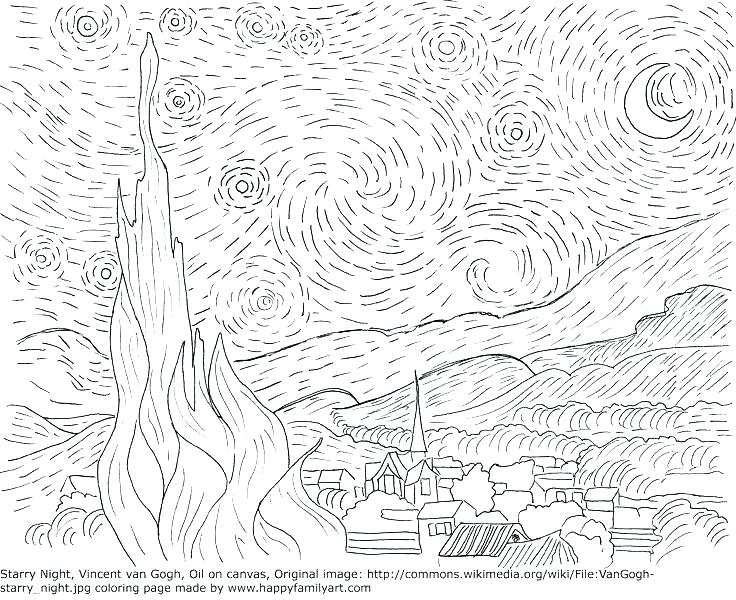 736x600 Famous Artists Coloring Pages Vanda