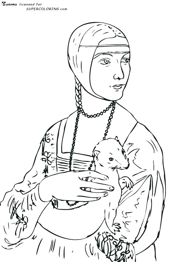 640x871 Famous Artist Coloring Pages Famous Artists Coloring Pages