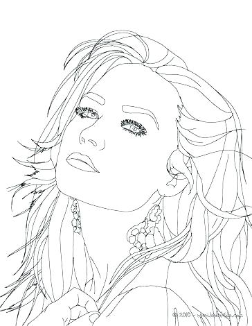 364x470 Coloring People For Adults Or Close Up Coloring Page Famous People