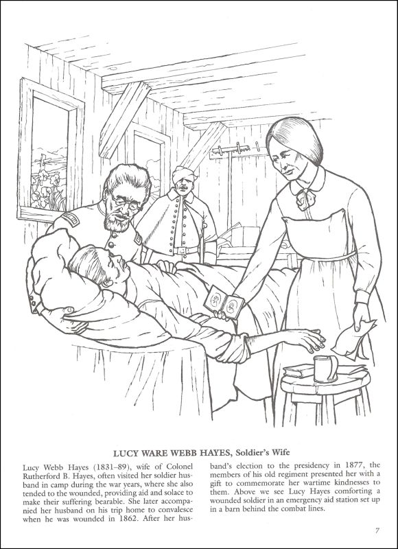 580x800 Famous Women Of The Civil War Coloring Book