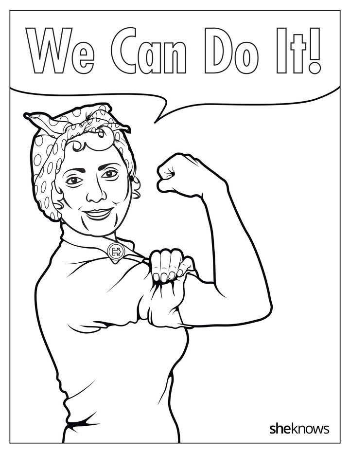 720x931 Fabulous, Famous Women Coloring Pages For Kids Women