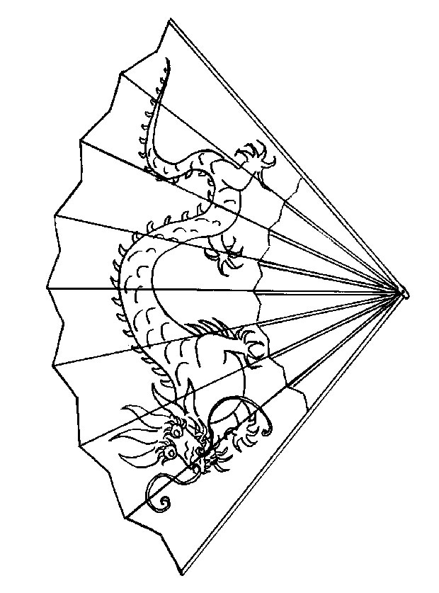 620x837 Chinese New Year Fan Coloring Page
