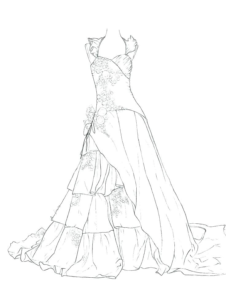 736x929 Barbie In Dress Coloring Page Fancy Dress Coloring Pages