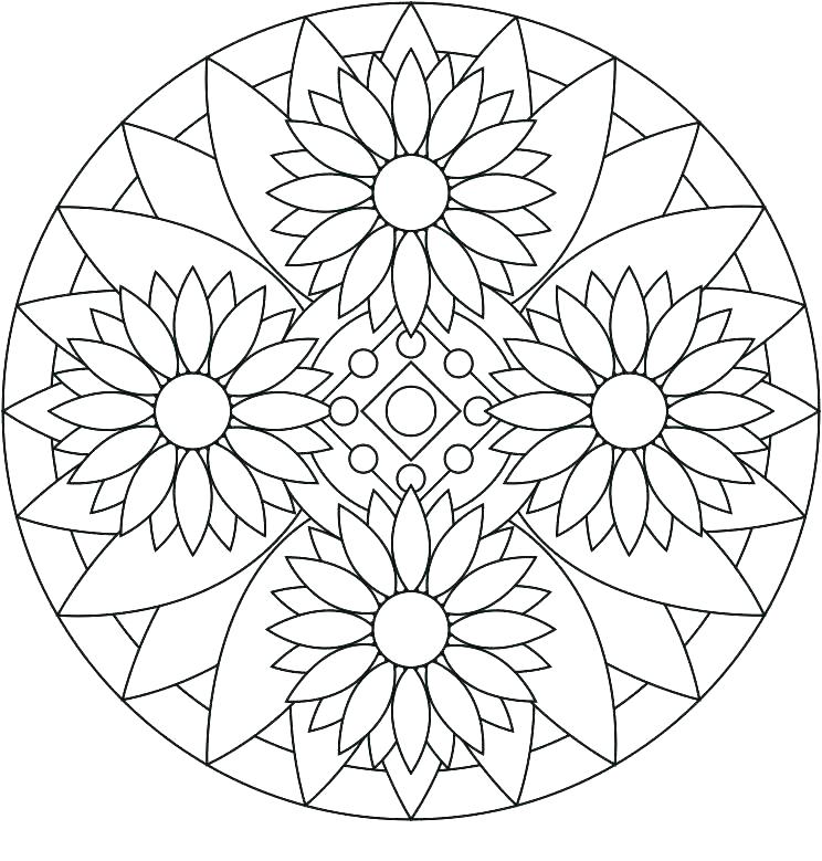 744x779 Printable Mandala Coloring Pages For Adults Lovely Adult Coloring