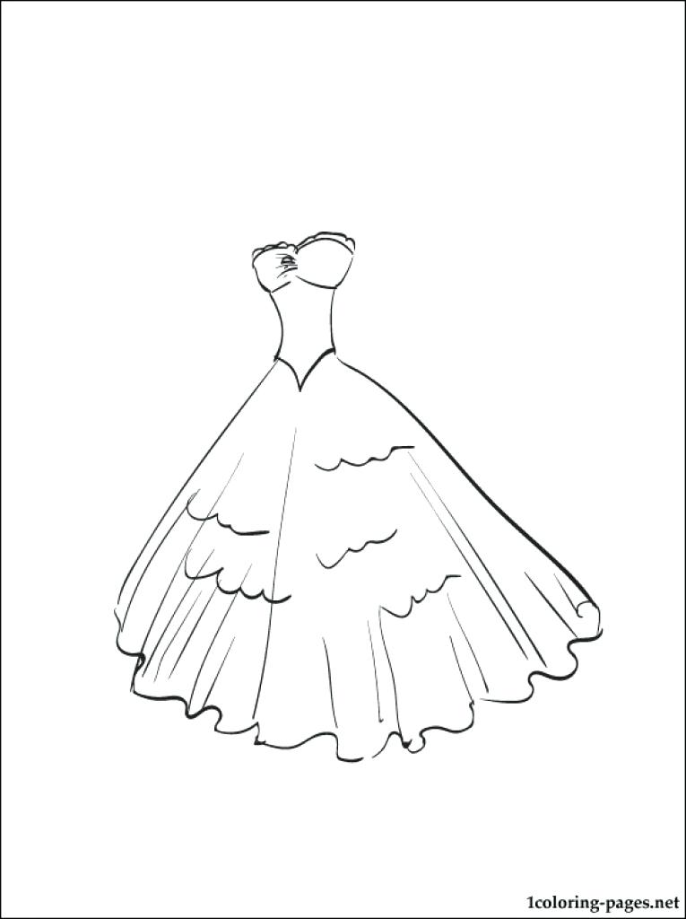 765x1024 Dress Coloring Page Dresses Coloring Pages For Kids Download Dress