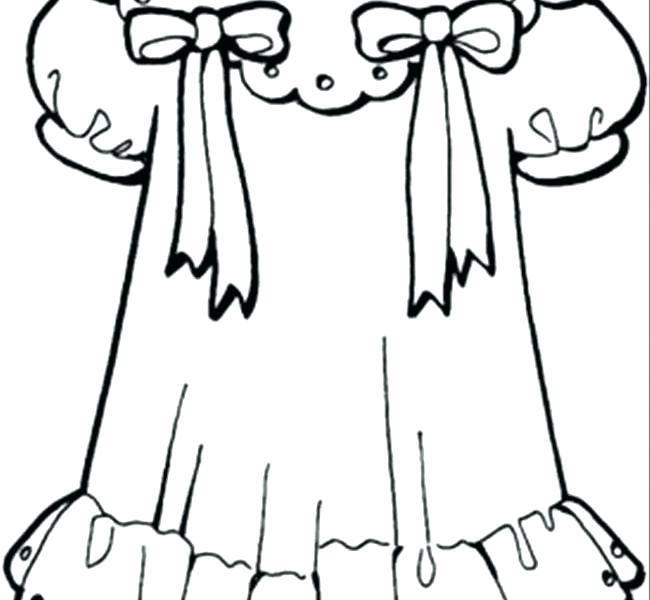 650x600 Dresses Coloring Pages Dress Coloring Page Coloring Page Dress