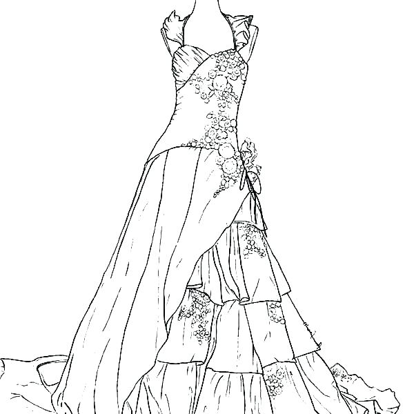 600x600 Beautiful Coloring Pages Tell The Story Fancy Dress Coloring Pages