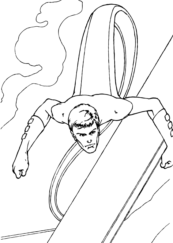 565x792 Mr Fantastic The Power To Stretch Coloring Page A Coloring Page