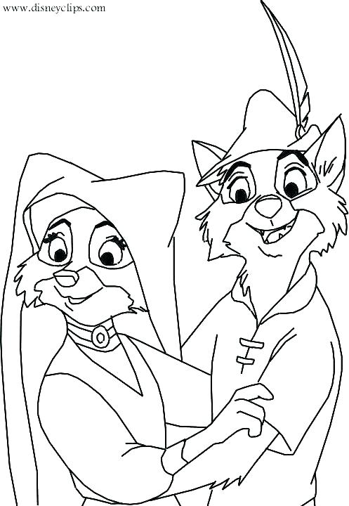 497x720 Fox Colouring Images Robin Hood Coloring Pages Free Download Fox