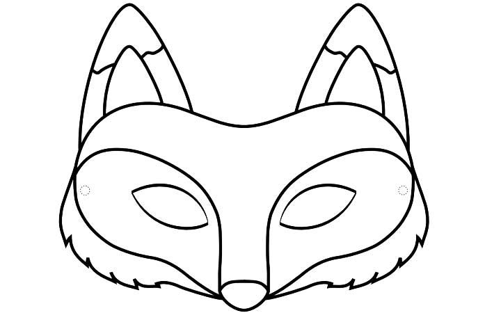 720x450 Top Free Printable Fox Coloring Pages Online Fox Mask, Fox