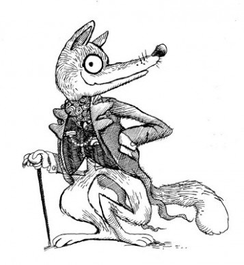 357x388 Fantastic Mr Fox Coloring Pages Murderthestout